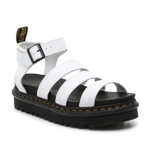 Dr martens white platform sandals